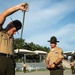 Marine recruits demonstrate discipline through drill on Parris Island