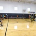 Sailors play dodgeball with the children at Shadyside Boys and Girl Club