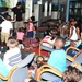 Sailors talk to children Estelle S. Campbell Boys and Girl Club