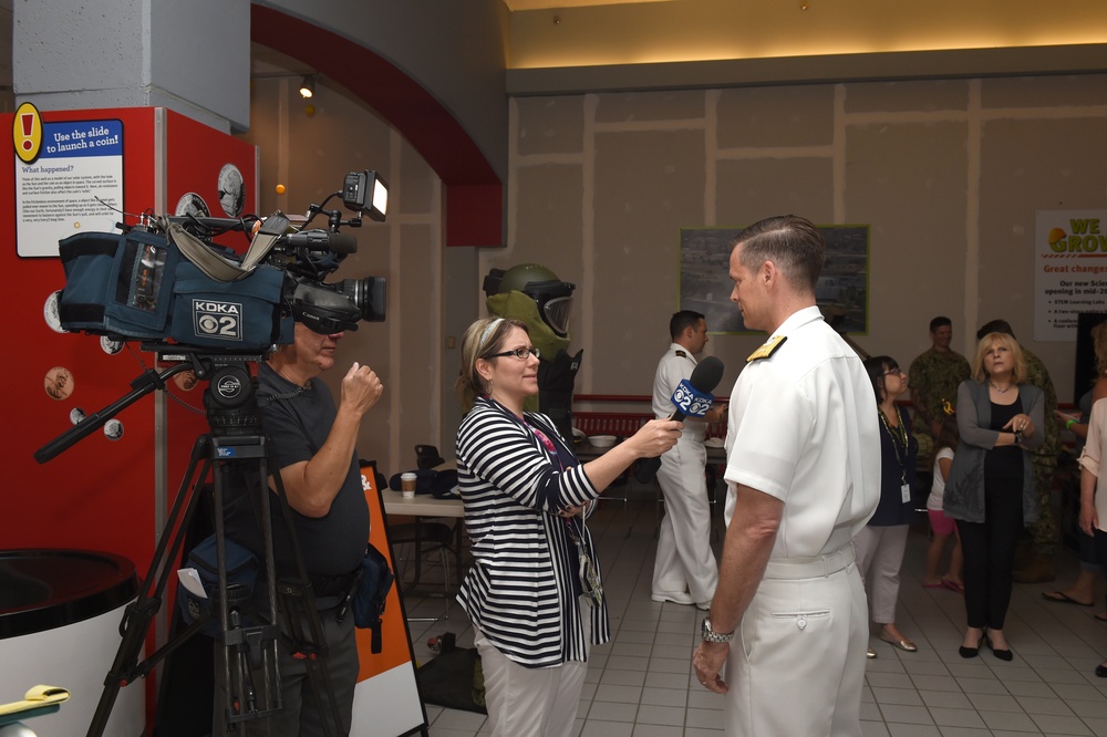 Rear Admiral Jeff Hughes interviewed by KDKA 2 CBS news Pittsburgh