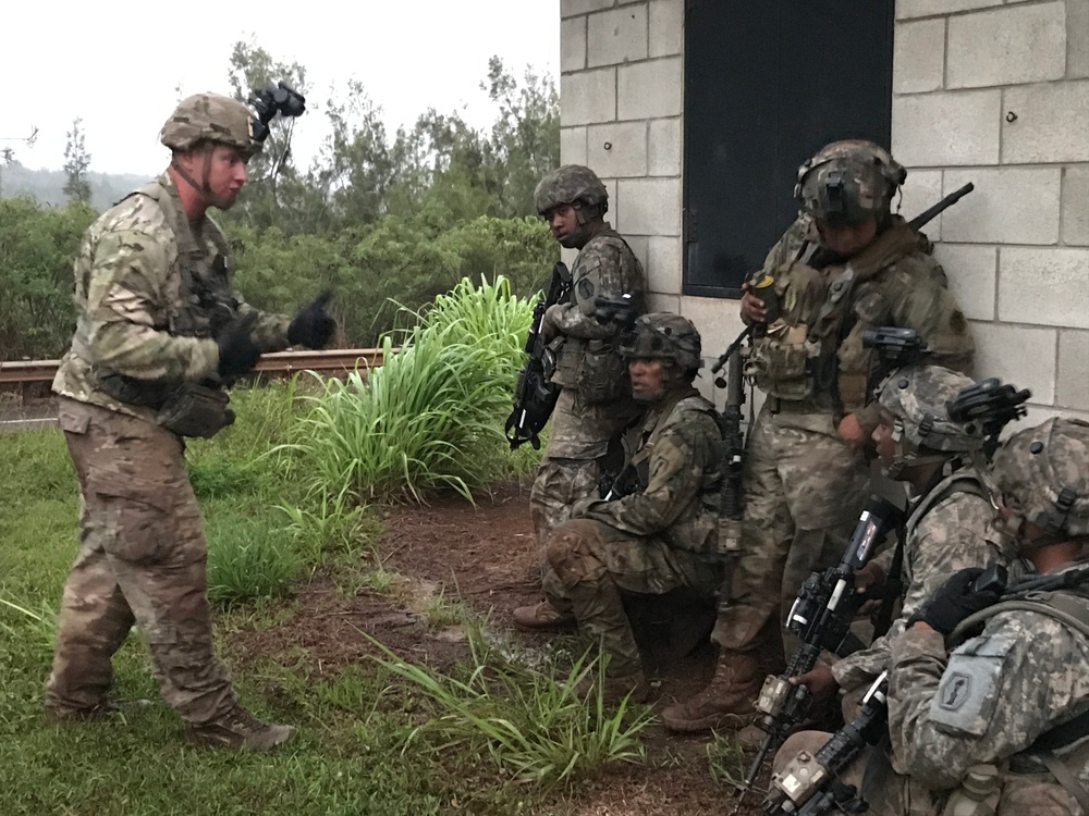 100th Battalion, 442nd Infantry Regiment “Go for Broke” troops, immersed in weeks of infantry combat field training, during exercise Lava Forge, shatter ‘weekend warrior' perception