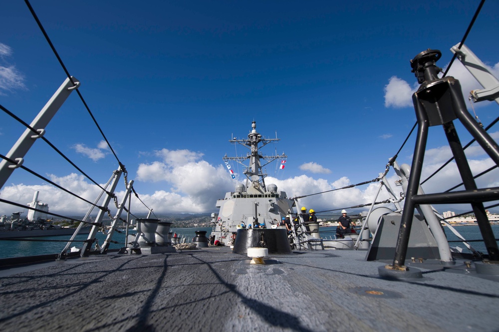 Departing Joint Base Pearl Harbor-Hickam