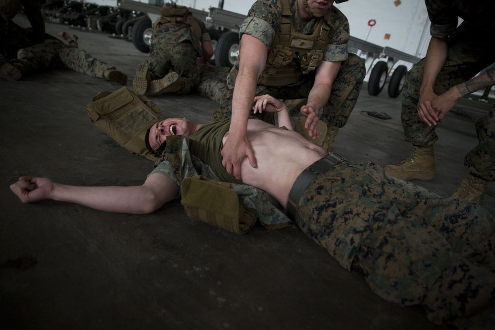 Corpsman up! Marines learn combat life-saving techniques