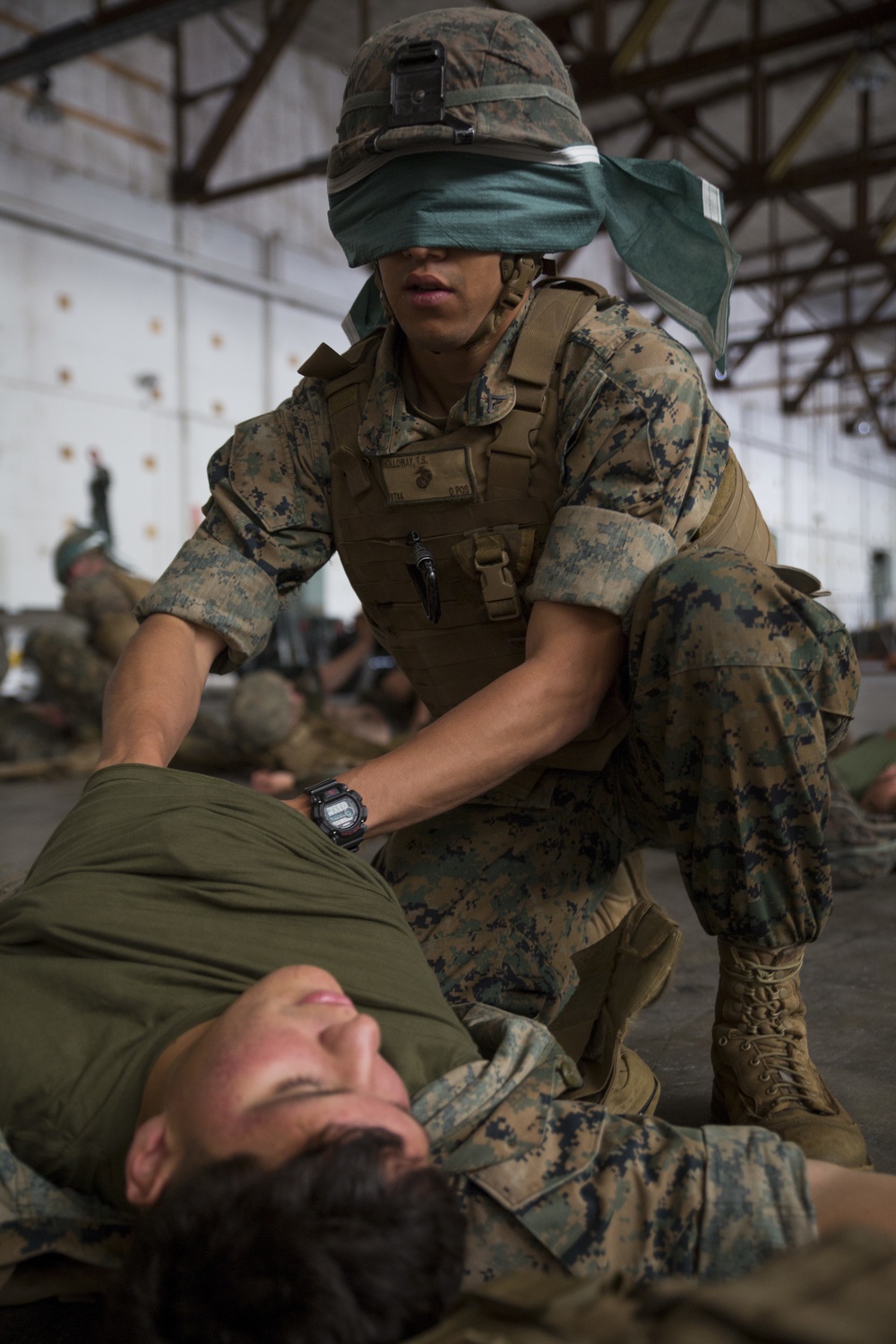 Corpsman up! Marines learn combat life-saving techniques