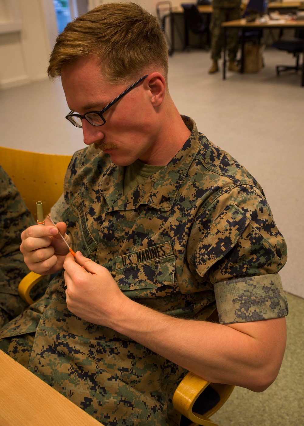 Corpsman up! Marines learn combat life-saving techniques