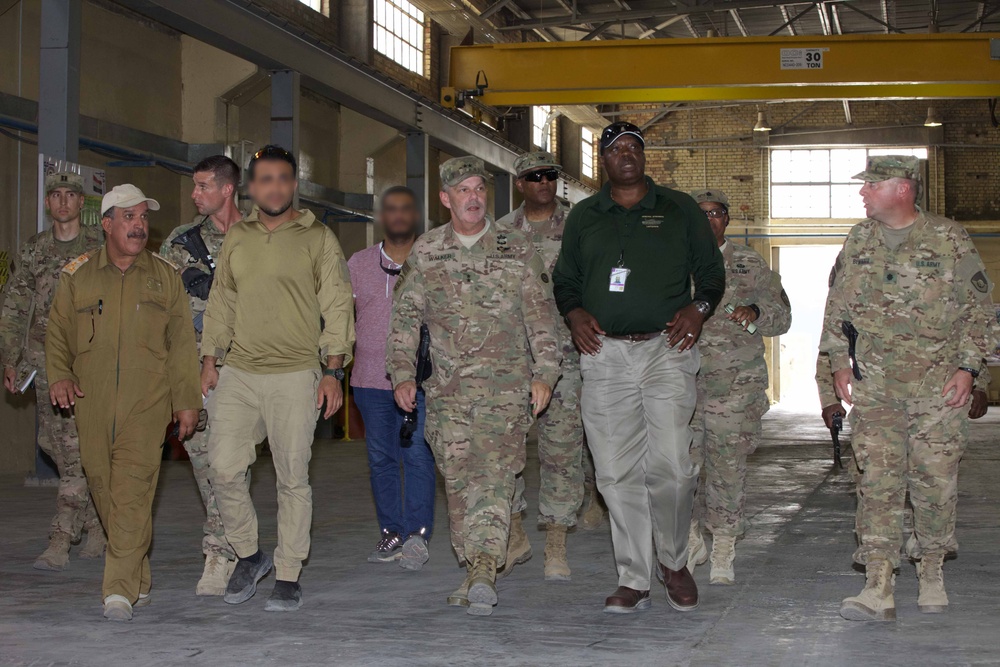 U.S. Army Major General Flem Walker visits Camp Taji, Iraq