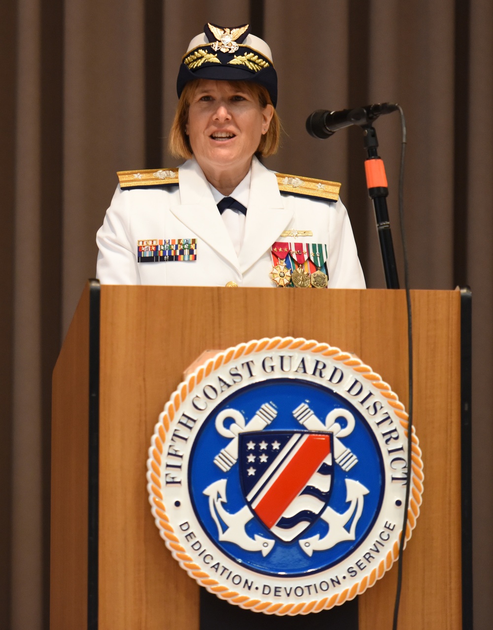 Rear Adm. Austin presides over change of command