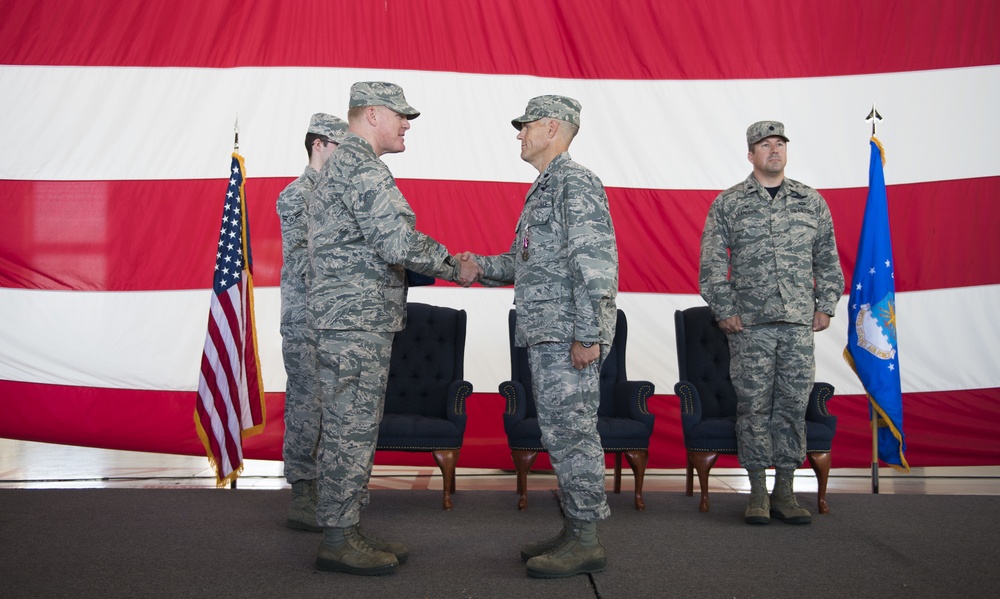 366th OSS Change of Command 2017