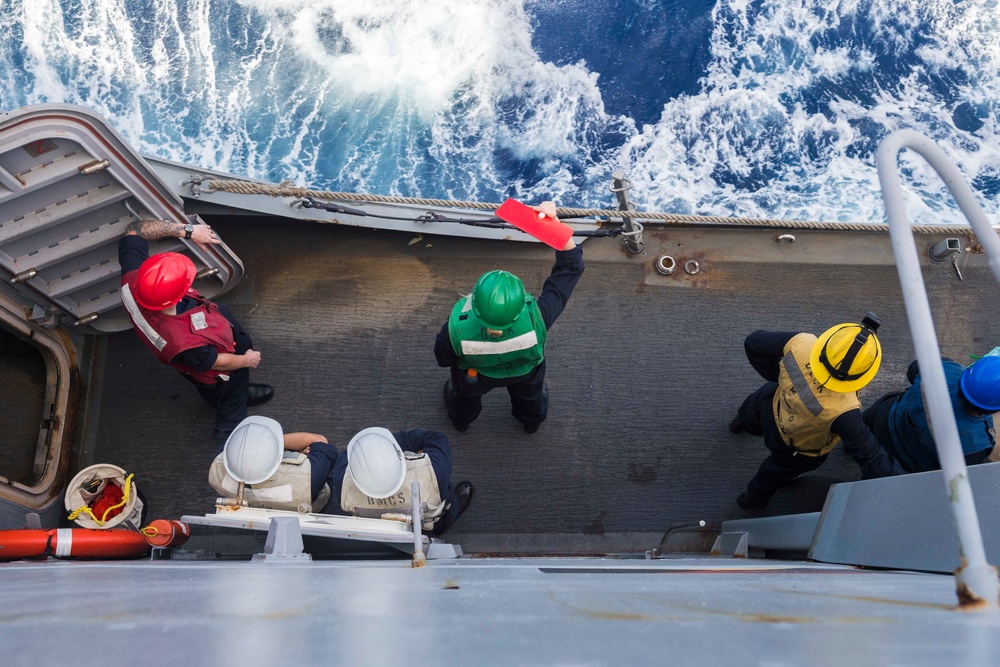 USS Green Bay replenishment-at-sea