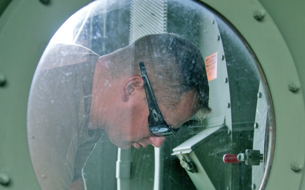 Cleaning up in the field - 126th Quartermasters excel during first unit annual training