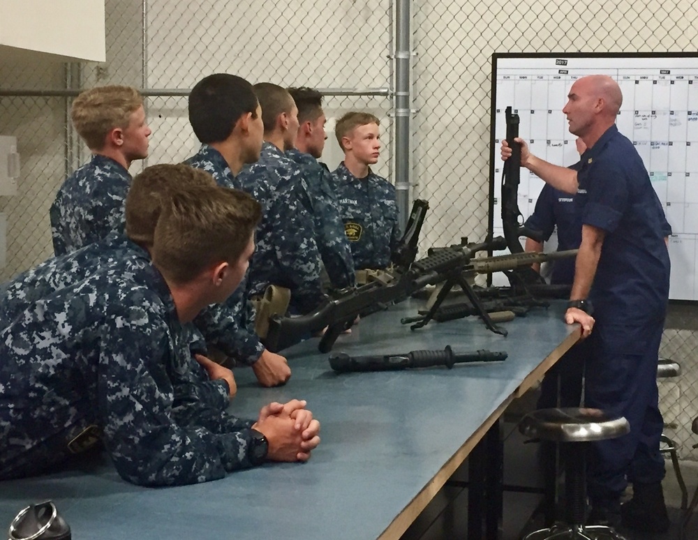 Coast Guard hosts Naval Sea Cadets in San Diego