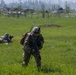 Soldier Runs to Team