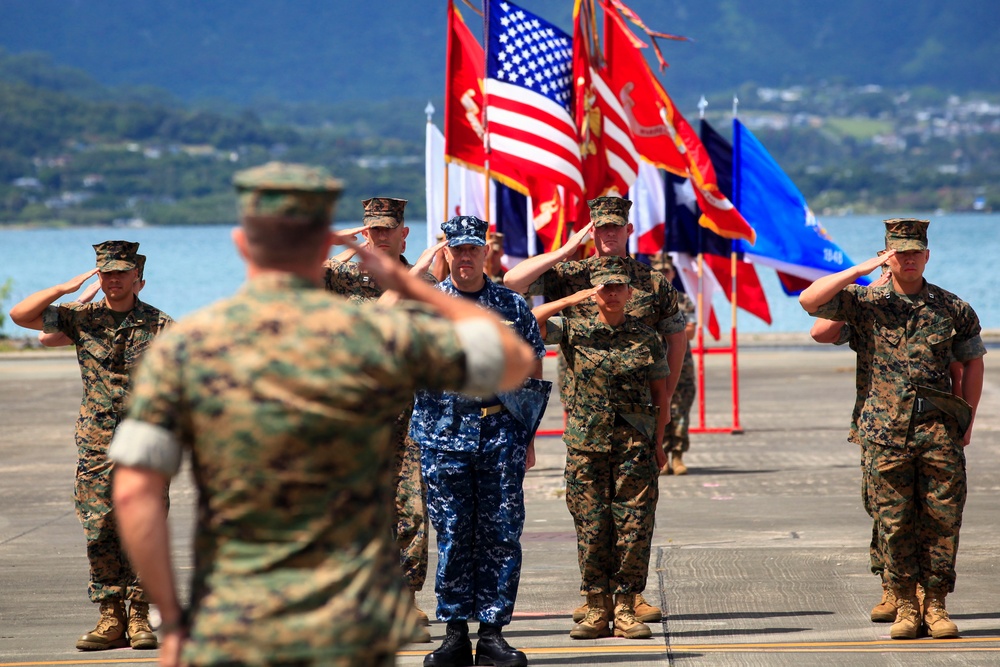 Marine Corps Base Hawaii Change of Command