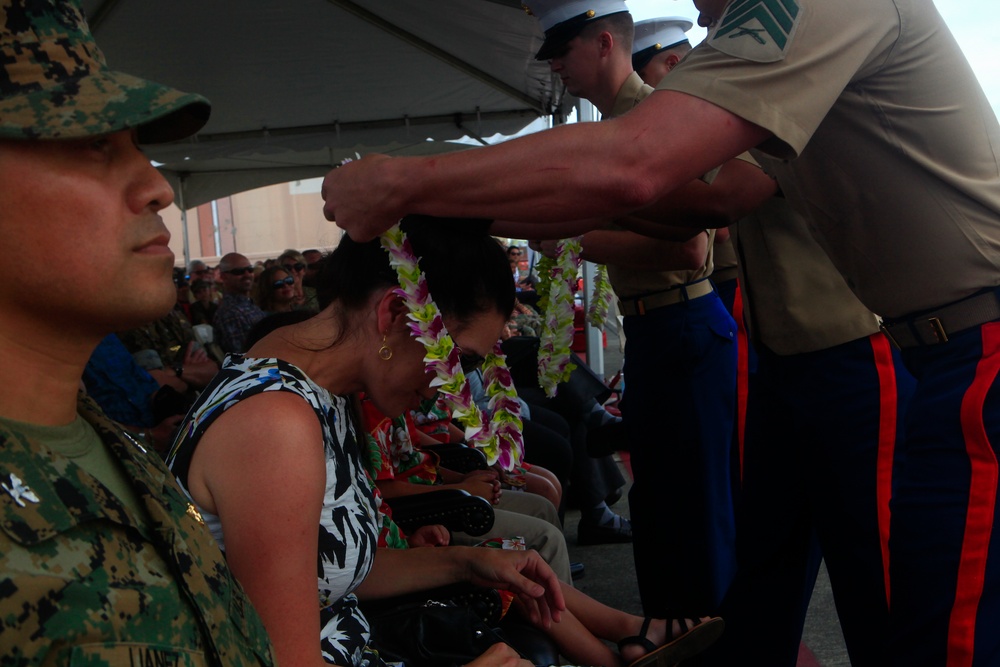 Marine Corps Base Hawaii Change of Command