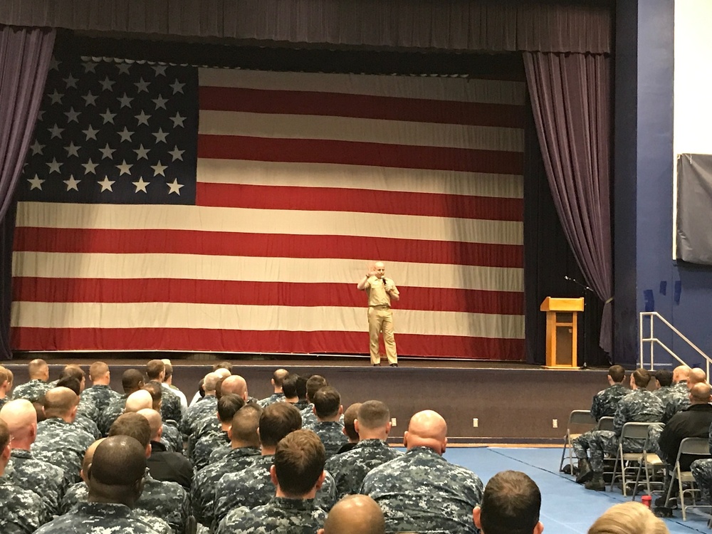 CNP Speaks with Sailors in Bremerton