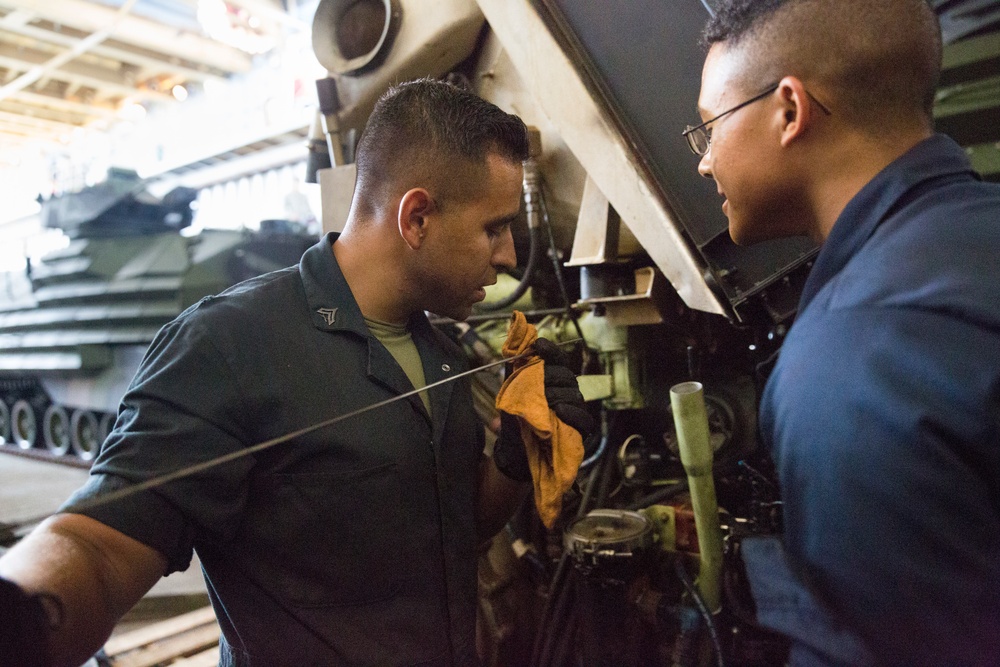 Assault Amphibious Vehicle Repair