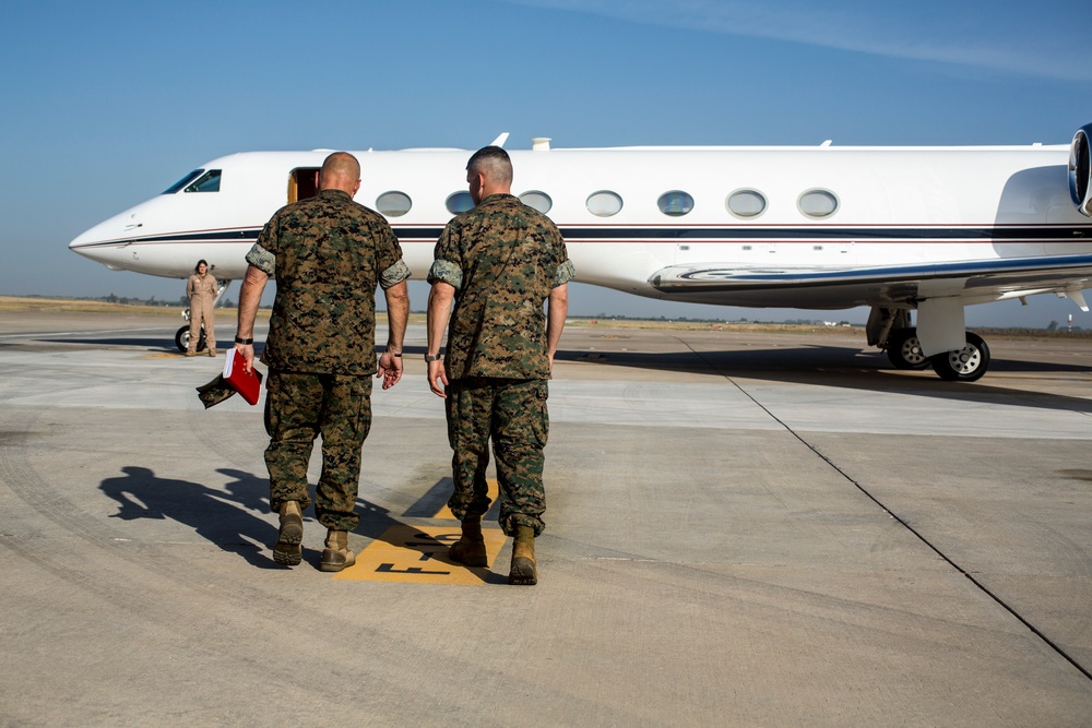 Commandant of the Marine Corps Visits SPMAGTF-CR-AF Marines