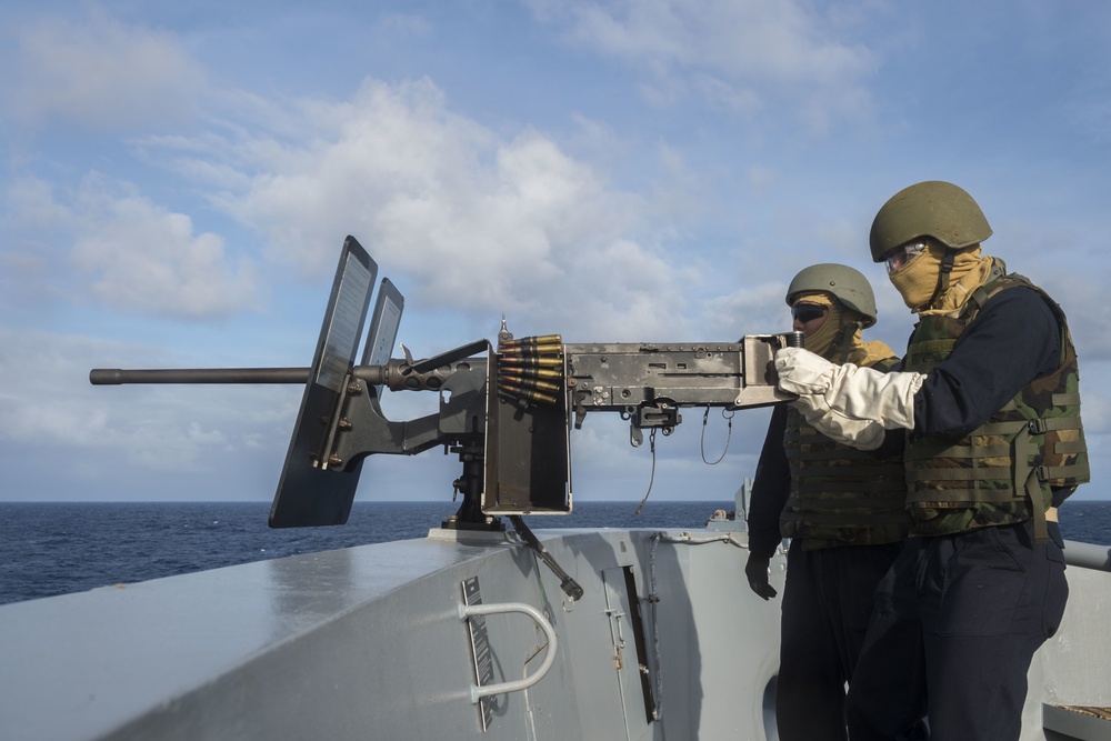 USS Green Bay defense exercise