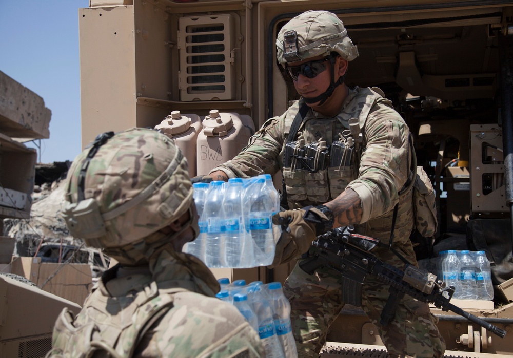 U.S. Army Supports ISF Patrol Base