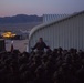 Leaders speak to Marines during ITX 4-17