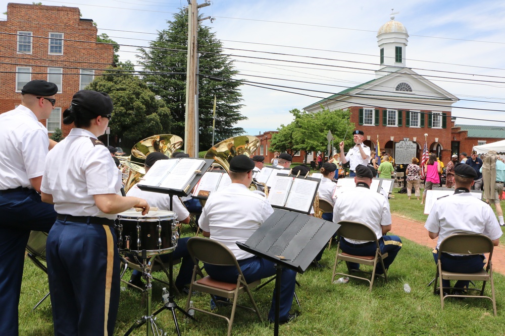 29th Division Band performs at ceremony honoring Medal of Honor recipient