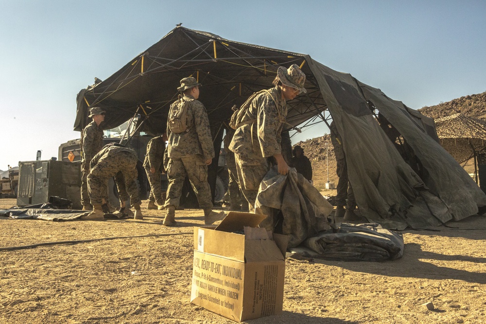 Marines and sailors with CLB-453 provide the Logistics Combat Element to ITX 4-17