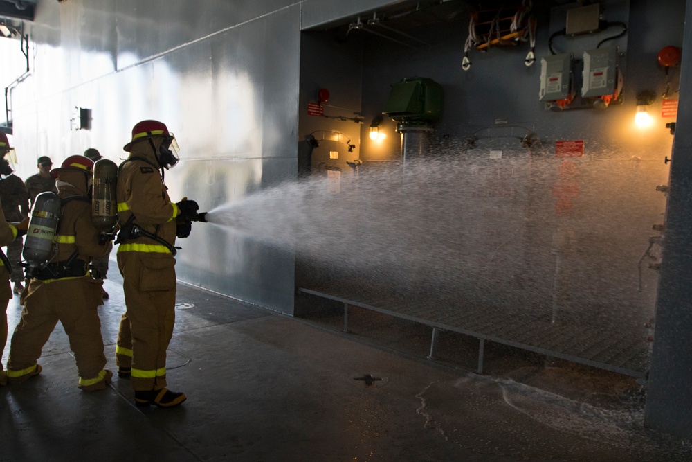 Army Mariners train for Fire and Rescue