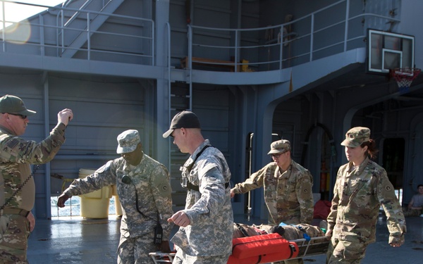 Army Mariners train for Fire and Rescue