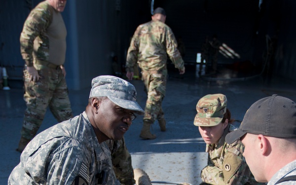 Army Mariners train for Fire and Rescue