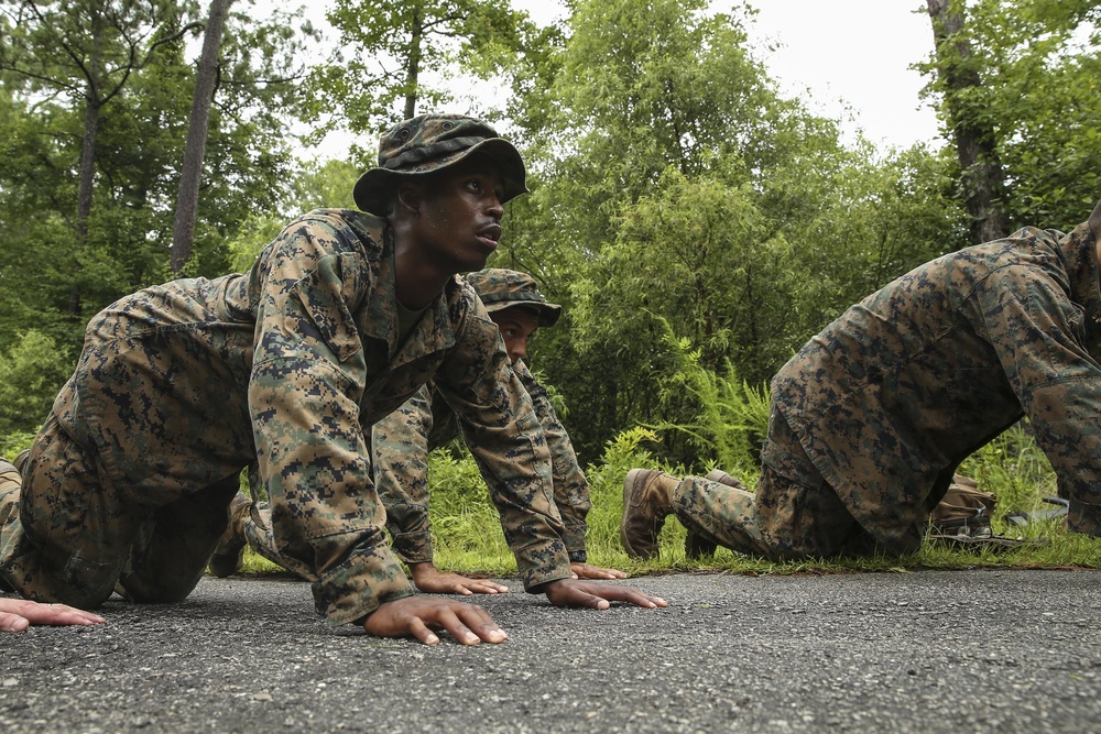 Marines and Sailors put to the test during the 2nd MLG Squad Competition