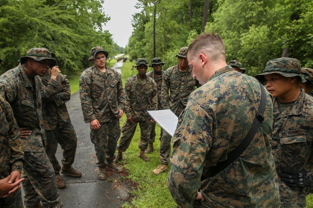 Marines and Sailors put to the test during the 2nd MLG Squad Competition