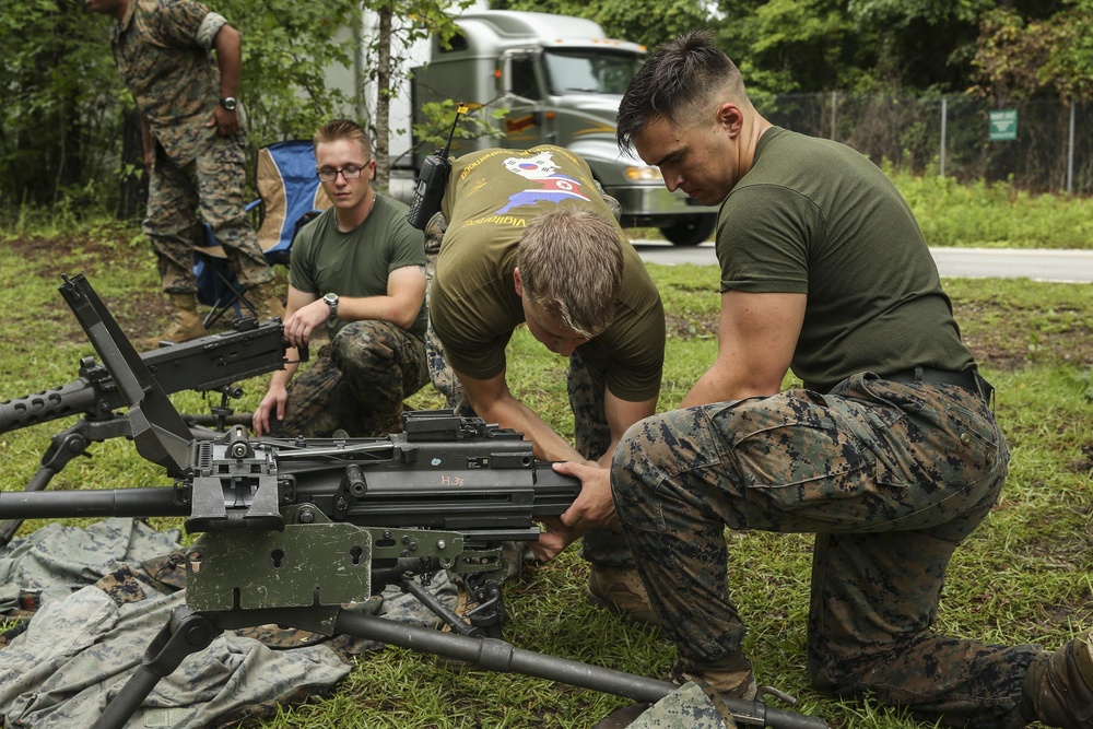 Marines and Sailors put to the test during the 2nd MLG Squad Competition