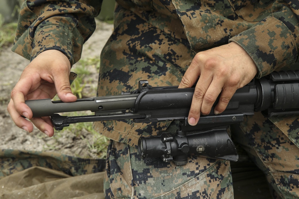 Marines and Sailors put to the test during the 2nd MLG Squad Competition