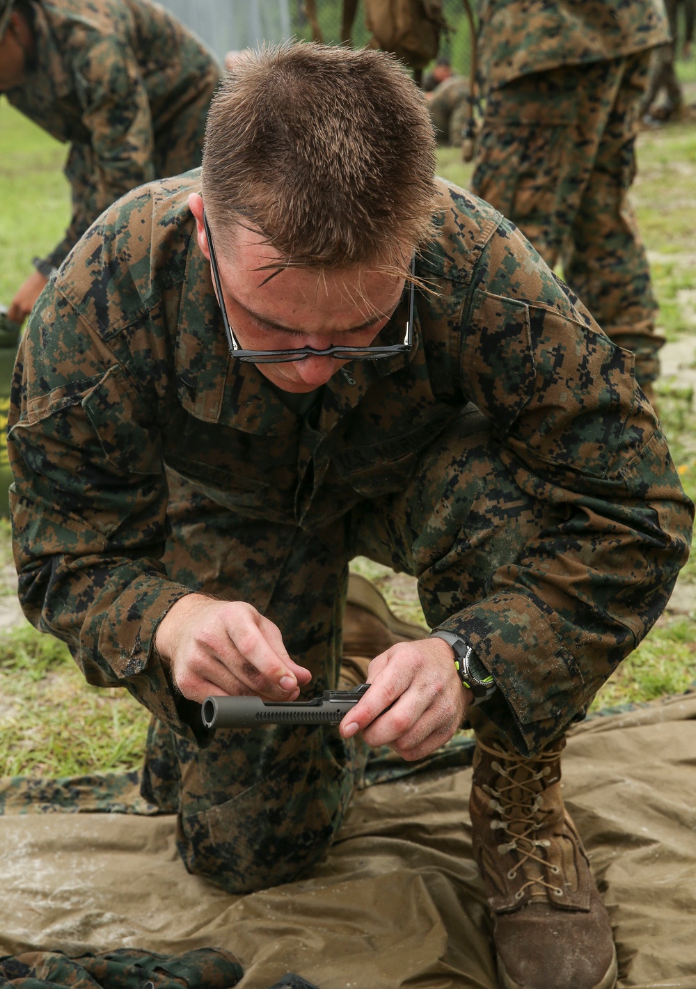 Marines and Sailors put to the test during the 2nd MLG Squad Competition