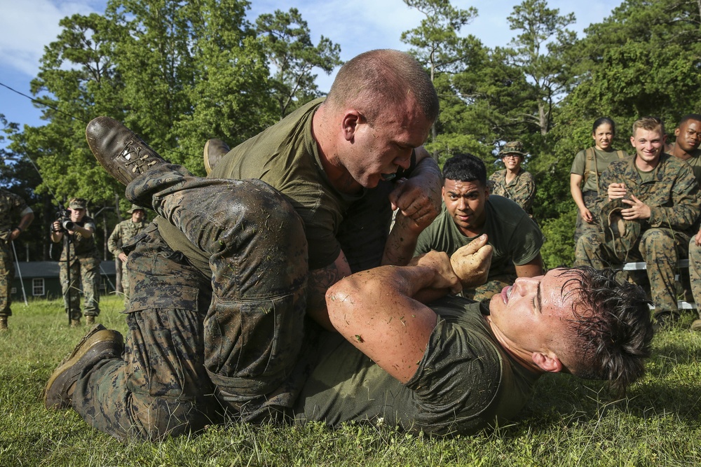 Marines and Sailors put to the test during the 2nd MLG Squad Competition