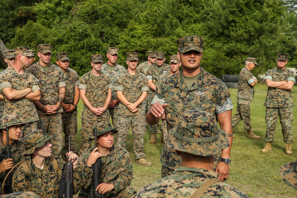 Marines and Sailors put to the test during the 2nd MLG Squad Competition