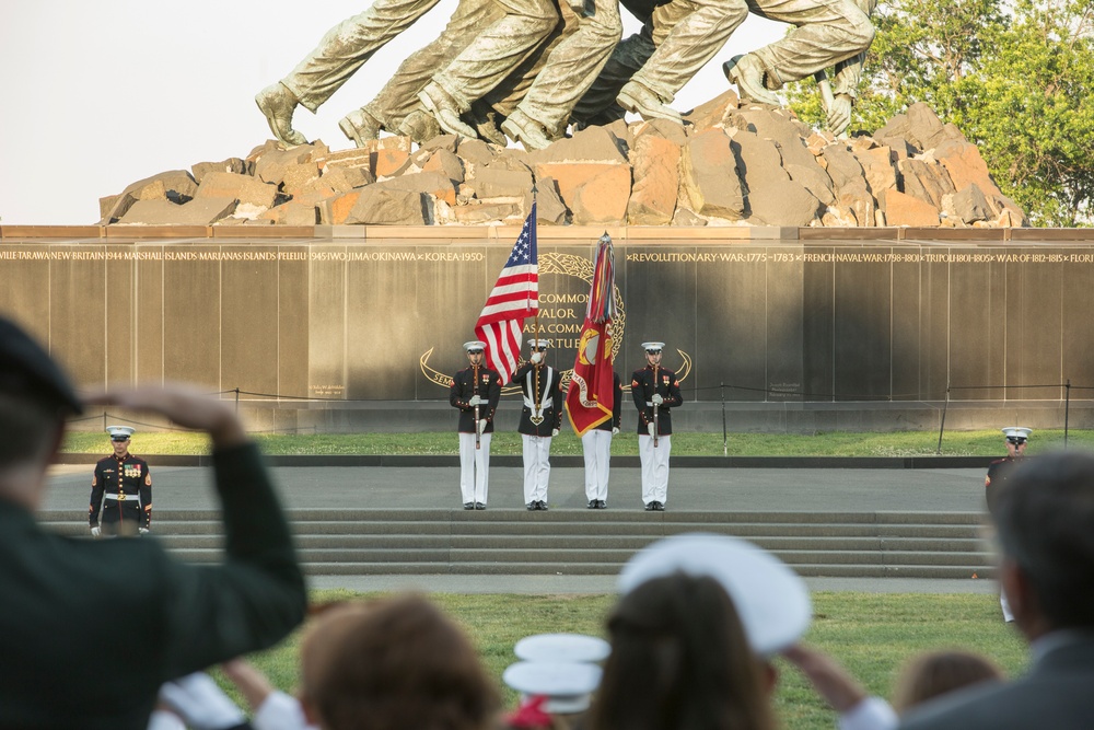 Marine Barracks Washington Sunset Parade June 20, 2017