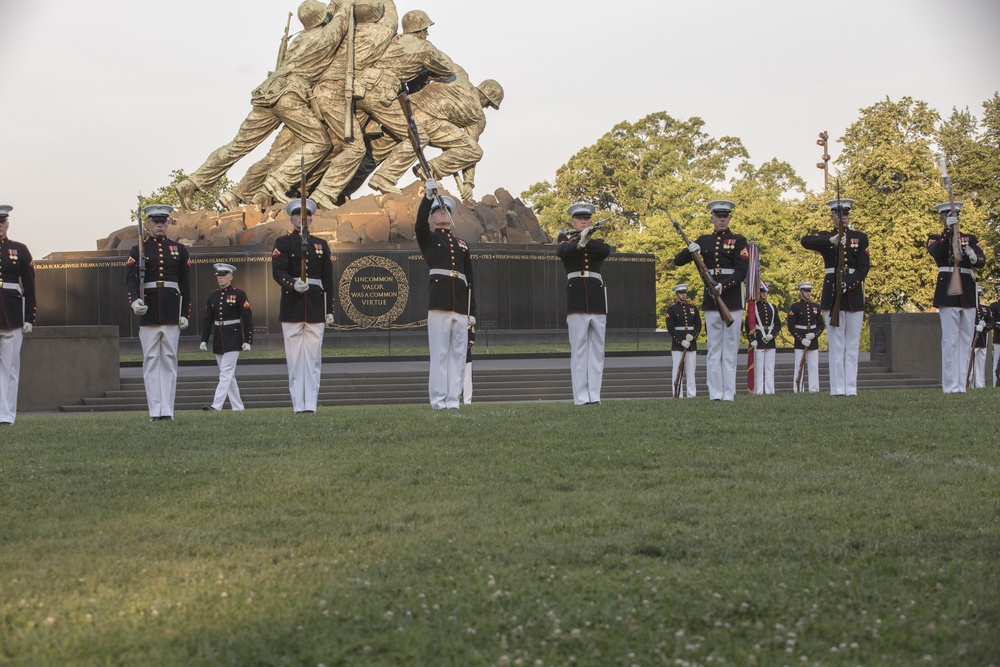 Marine Barracks Washington Sunset Parade June 20, 2017