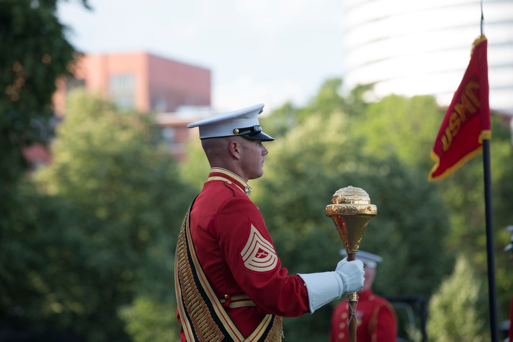 Marine Barracks Washinghton Sunset Parade June 20, 2017