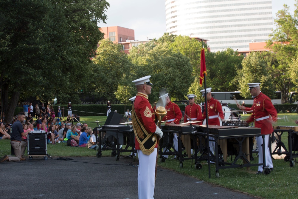 Marine Barracks Washinghton Sunset Parade June 20, 2017
