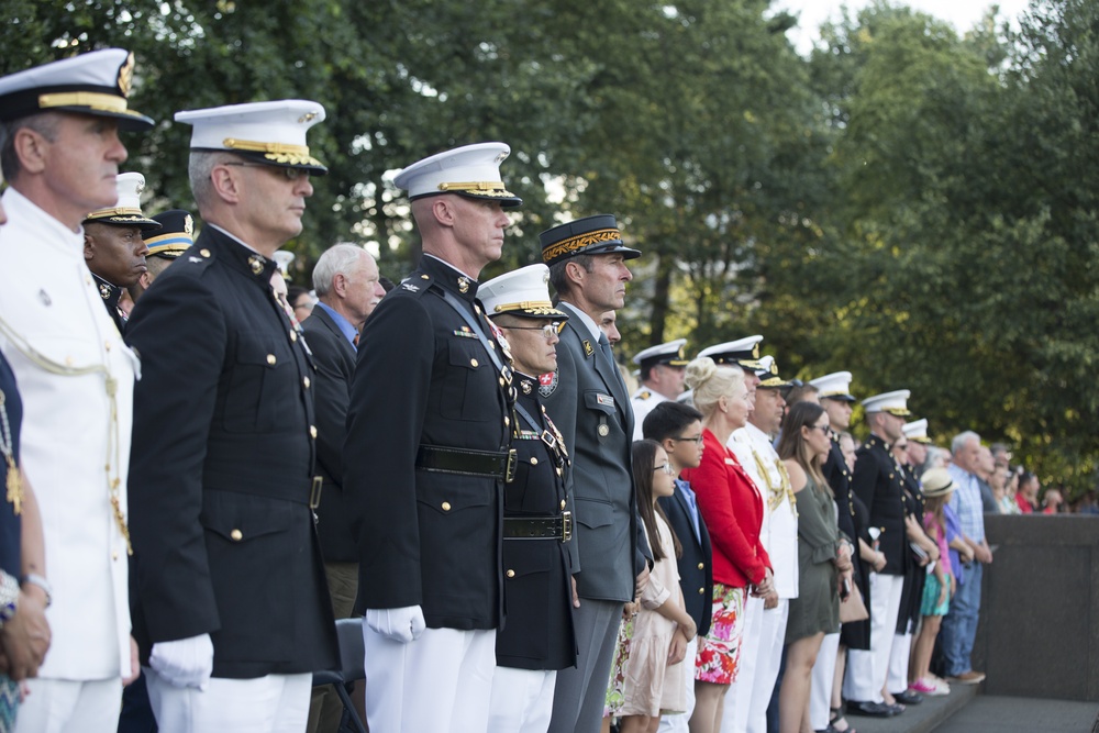 Marine Barracks Washinghton Sunset Parade June 20, 2017