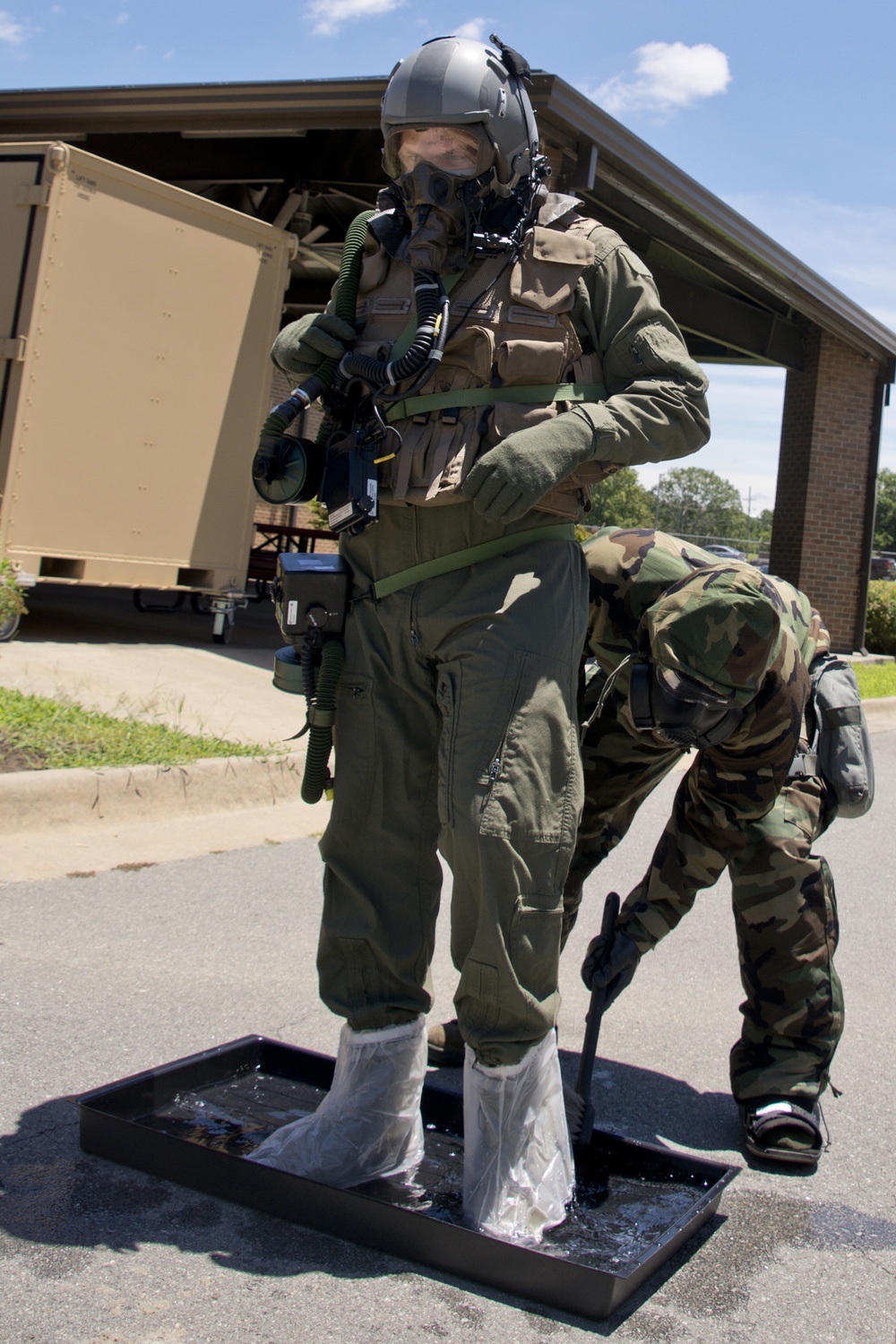 AFE technicians conduct CBRN training