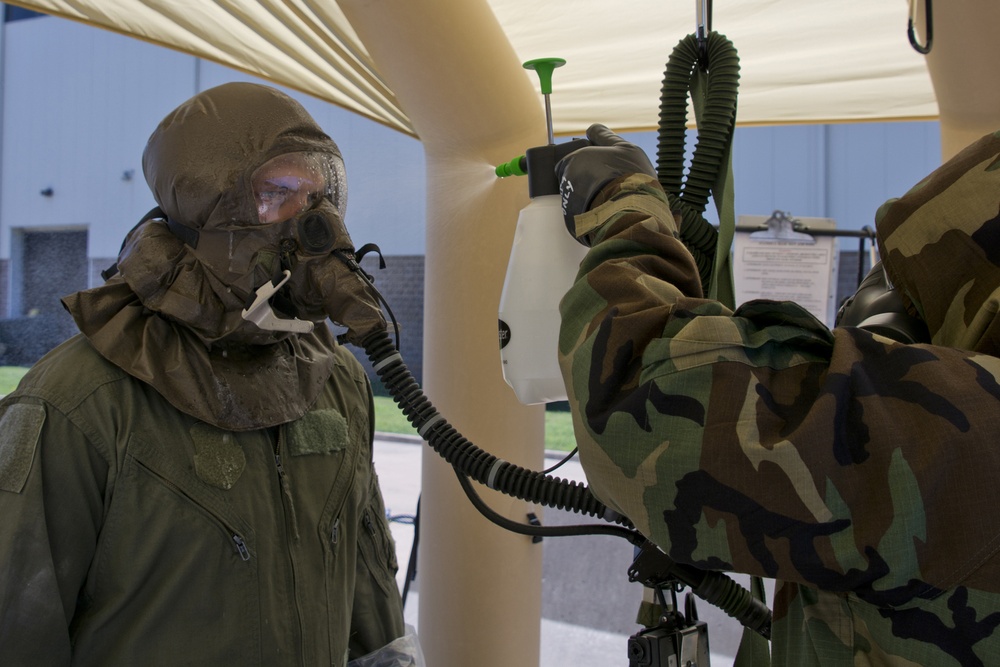 AFE technicians conduct CBRN training