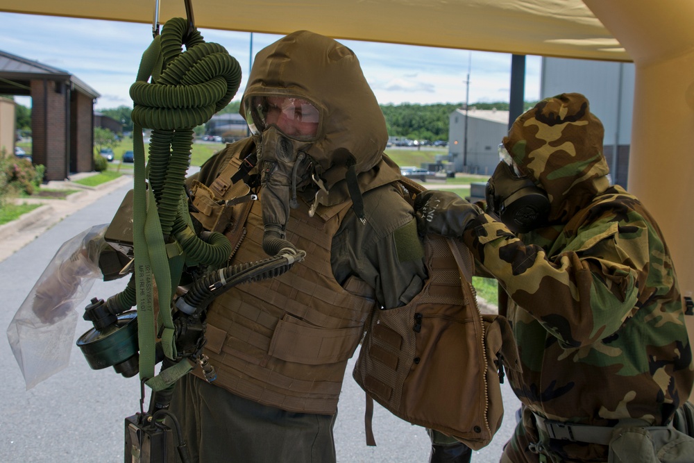 AFE technicians conduct CBRN training