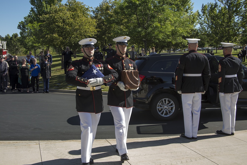 Medal of Honor Recipient Capt. Arthur J. Jackson Funeral