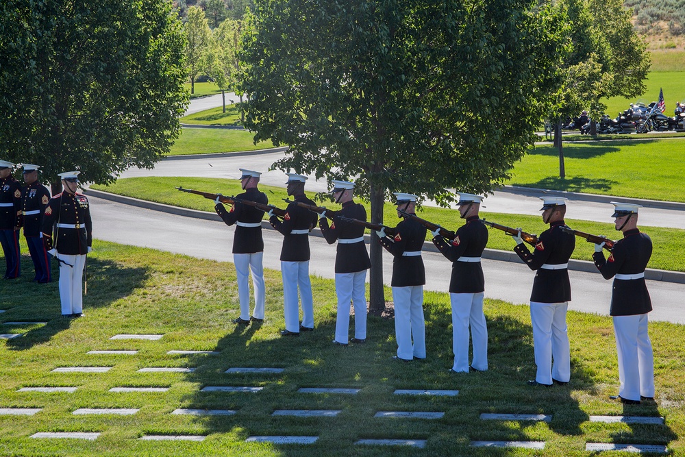 Medal of Honor Recipient Capt. Arthur J. Jackson Funeral