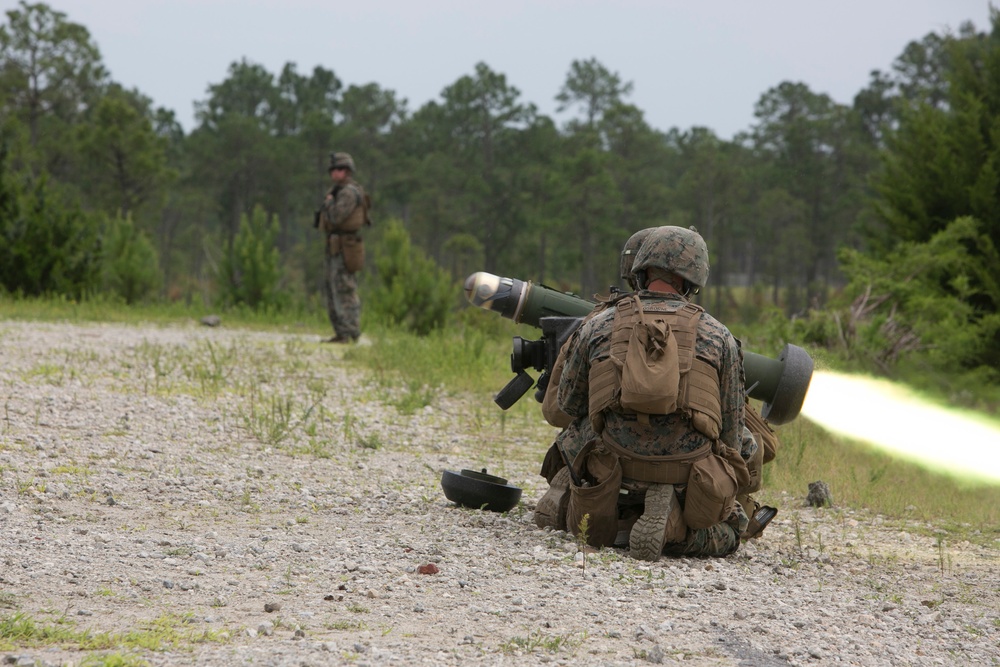 2nd Battalion 2nd Marine Regiment Missile and MK19 Range