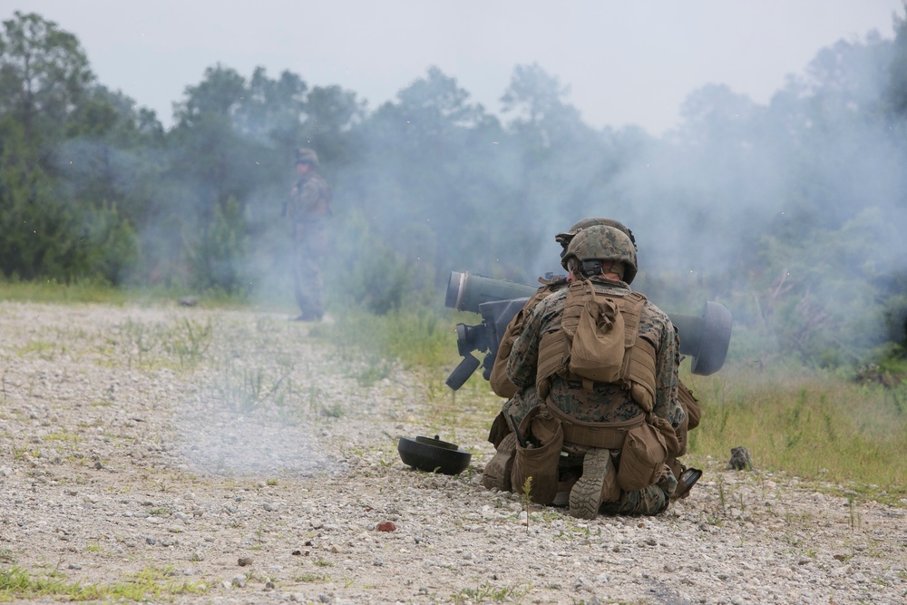 2nd Battalion 2nd Marine Regiment Missile and MK19 Range