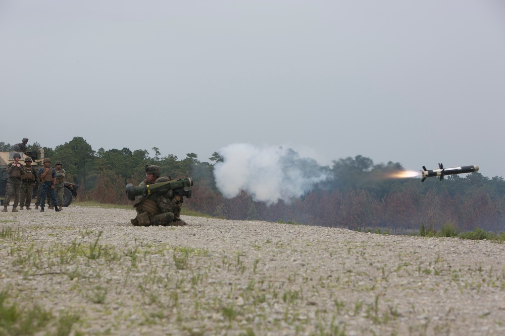 2nd Battalion 2nd Marine Regiment Missile and MK19 Range