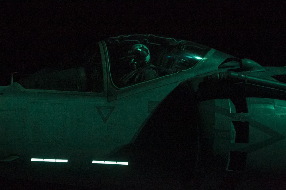 VMA-311 Harrier at night